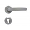 Regulus Interior Door Handles - For Cylinder, Matt Chrome