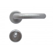Cobra Door Handle - For WC, matte chrome