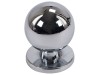 8125L Furniture Handle - 25 mm, With Screw, Chrome