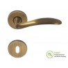 Дръжки за врати Forme Basic Clara - Обикновен ключ, Полиран бронз