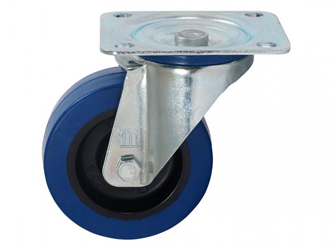 372151 Ball-bearing Swivel Castor With Plate - 100 mm