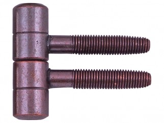 Screw Door Hinge - 16 mm, Bronze