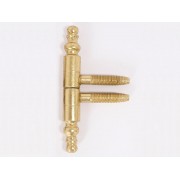 Decorative Screw Door Hinge - 13 mm, Brass