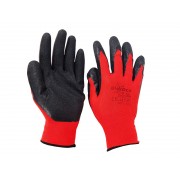 Чифт защитни работни ръкавици топени в латекс Perun
