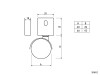 Мебелно колелце за плоскост - Схема