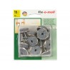 Fix-o-moll Parquet-gliders With Screw - ∅28 mm, 16 pc