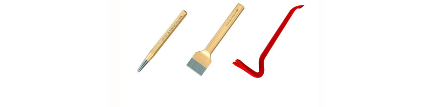 Chisels, wrecking bars