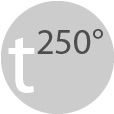 Работна температура до 250 °C
